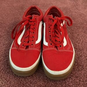 Women’s Red Vans